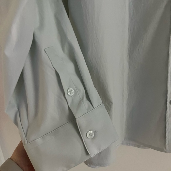 Athleta Mint Green Midtown Button Down Blouse Size 3X - Picture 4 of 8